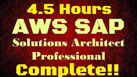 Download PDF - AWS SAP: All in One Master Video -Solutions Architect Professional Specialty- Q&A