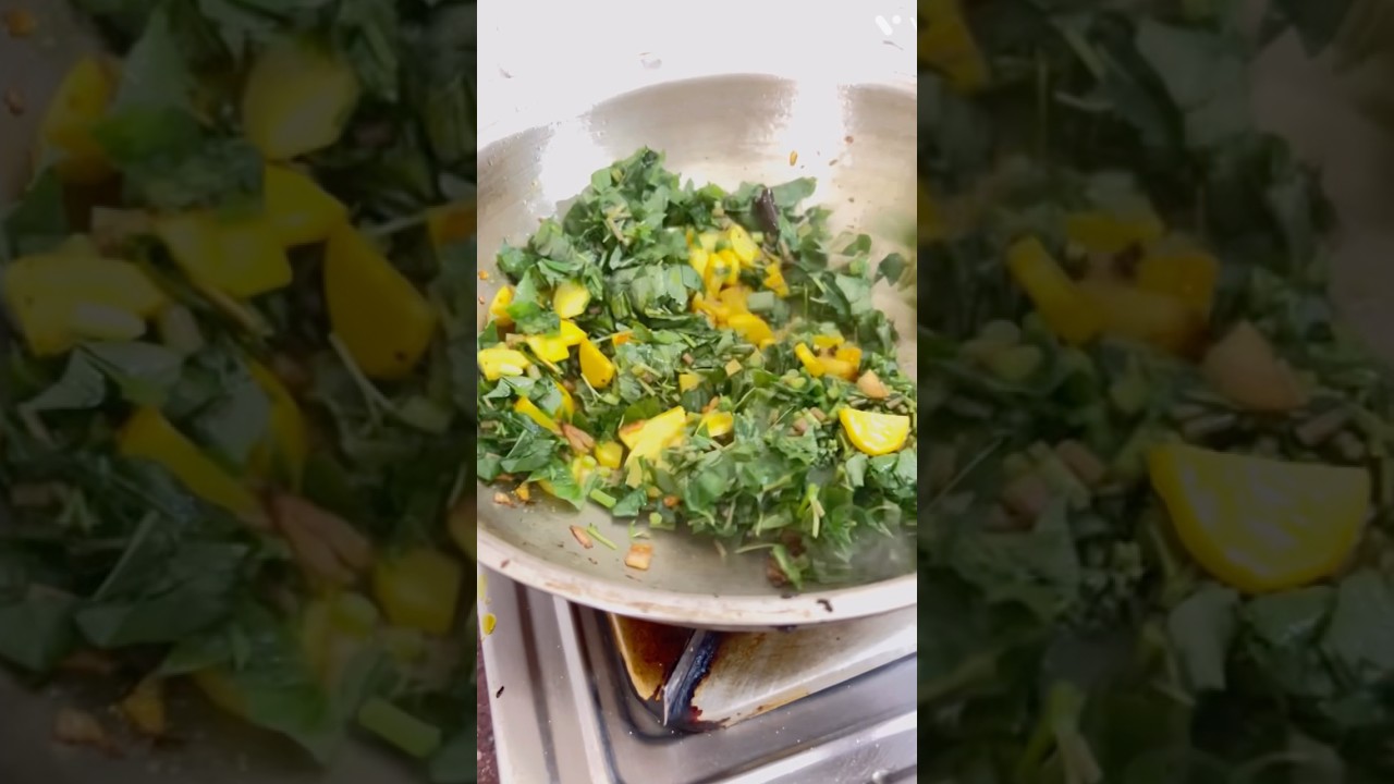 Bahut hi testy genhari saag ki recipe….