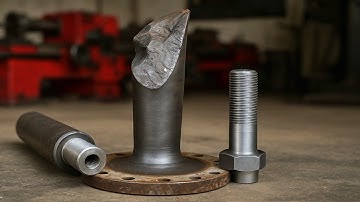 Unbreakable Fix – Broken Wheel Axle Reinforced with Thread & Bolt