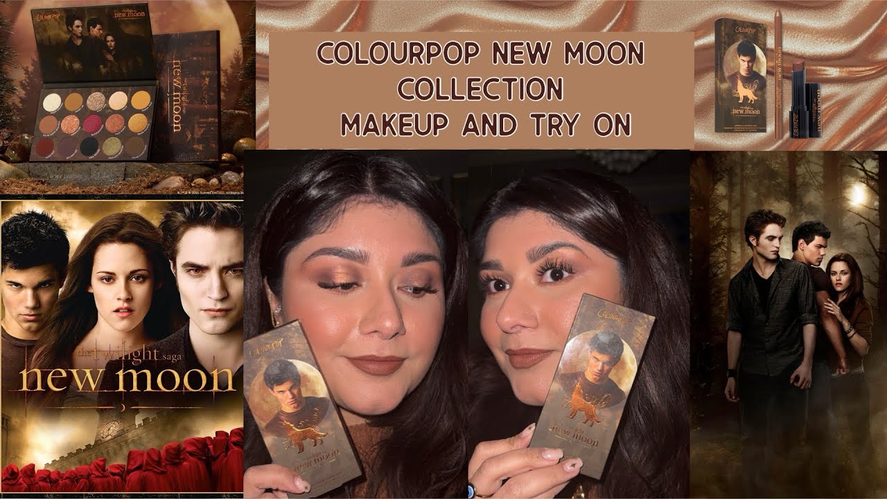 Trying the Colourpop Twilight New Moon Collection! Tutorial and Try on! 🧡🤍🤎