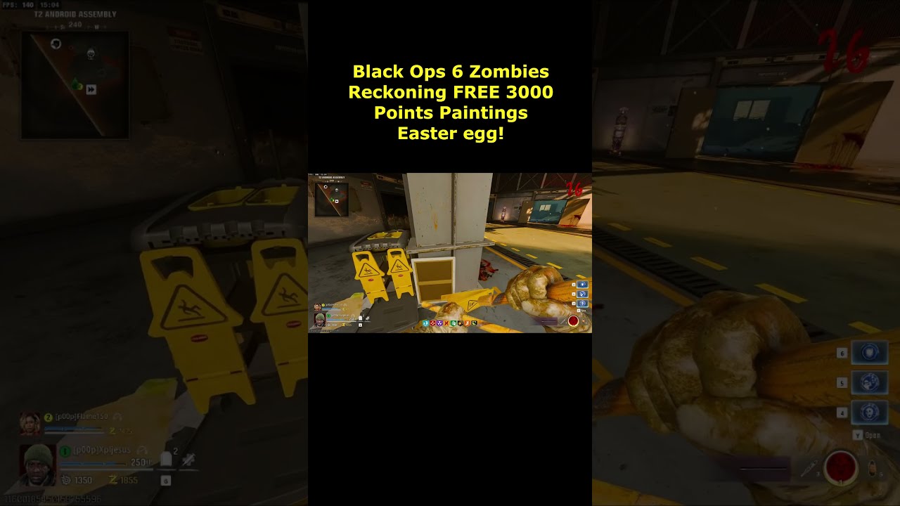 Reckoning FREE 3 000 Points Paintings Easter Egg Guide Black Ops 6 Zombies 