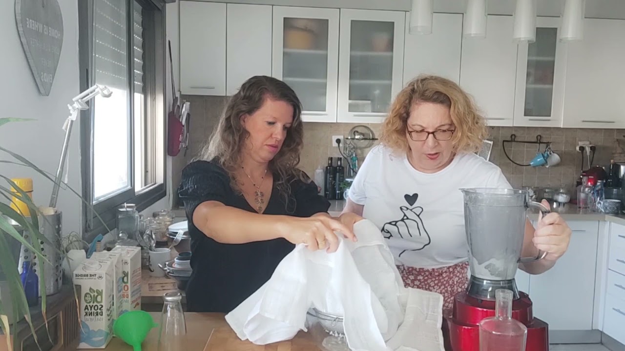 חלב שקדים ביתי