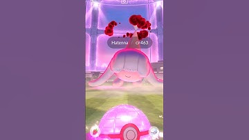 First Ever😱 Dynamax Hatenna Raid in Pokémon GO #soparstart #shortsfeed #pokemongo #pokemon #shorts