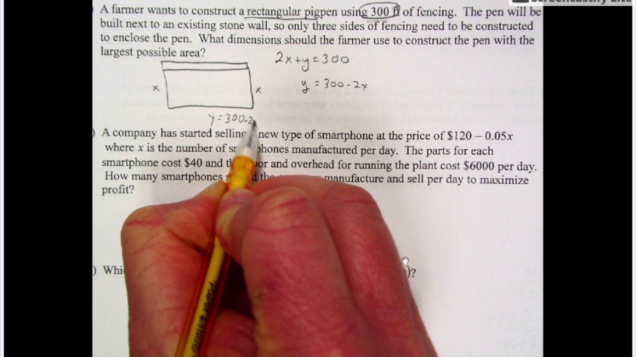 Optimization: pig pen - YouTube