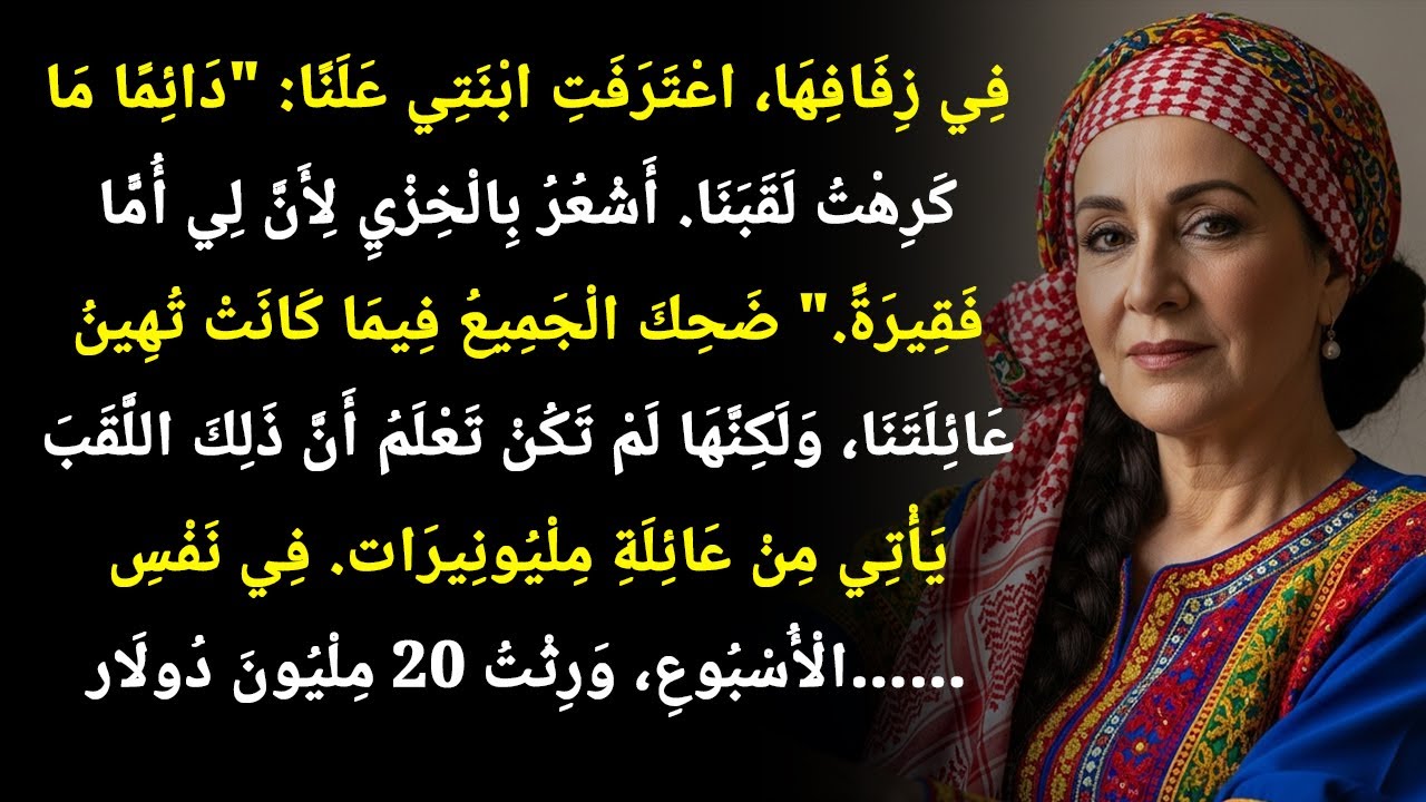 في زفافها اعترفت ابنتي: «لطالما كرهت هذا اللقب»… لكنها لم تكن تعلم أن…