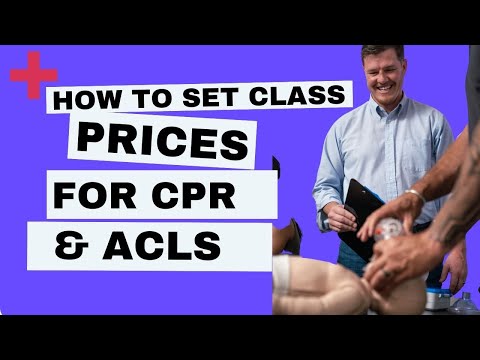 How to Set Class Prices as a CPR & ACLS Instructor