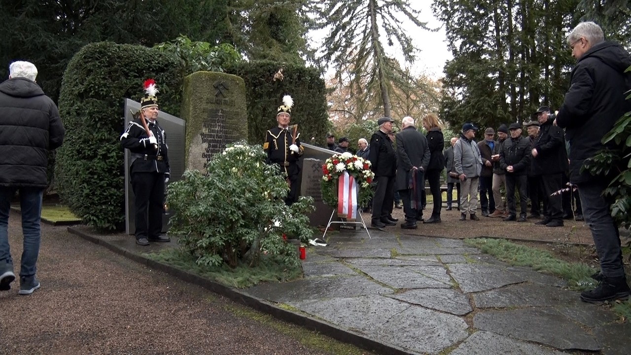Gedenken an die Opfer des Grubenunglücks von 1960