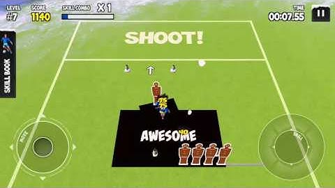 Just scored 1 392 points on Level 7! Beat that Skill Run if you can! #SkillTwinsFootballGame @Ski...