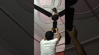 kya ho agar pnkhe pr laserlight jipka ke chla de #experiment #fan #laserlight #shorts