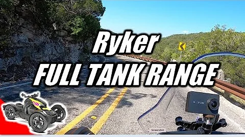 Can-Am Ryker One Tank Ride | How far can Ryker go ...