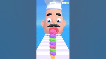 Stacky İce Cream Gameplay Level 1 #stackyicecream #shorts