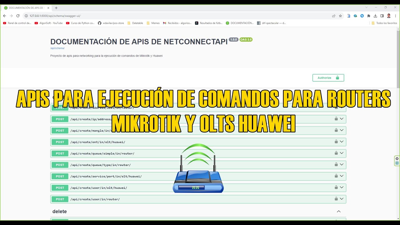 NETCONNECTAPI | APIS para la ejecución de comandos para Routers ...