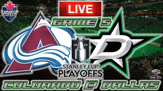 Colorado Avalanche vs Dallas Stars Game 5 LIVE Stream Game Audio | NHL Playoffs Streamcast & Chat