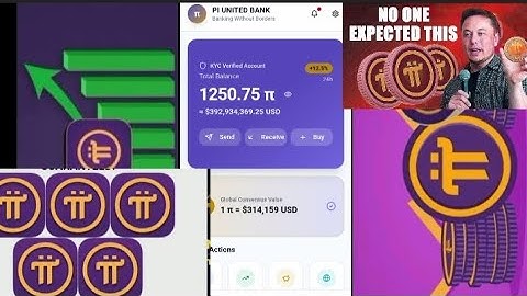 Pi NETWORK pi UNITED BANK Arrived at GCV Price 314159$ keep an eye on it and it is also visible p...