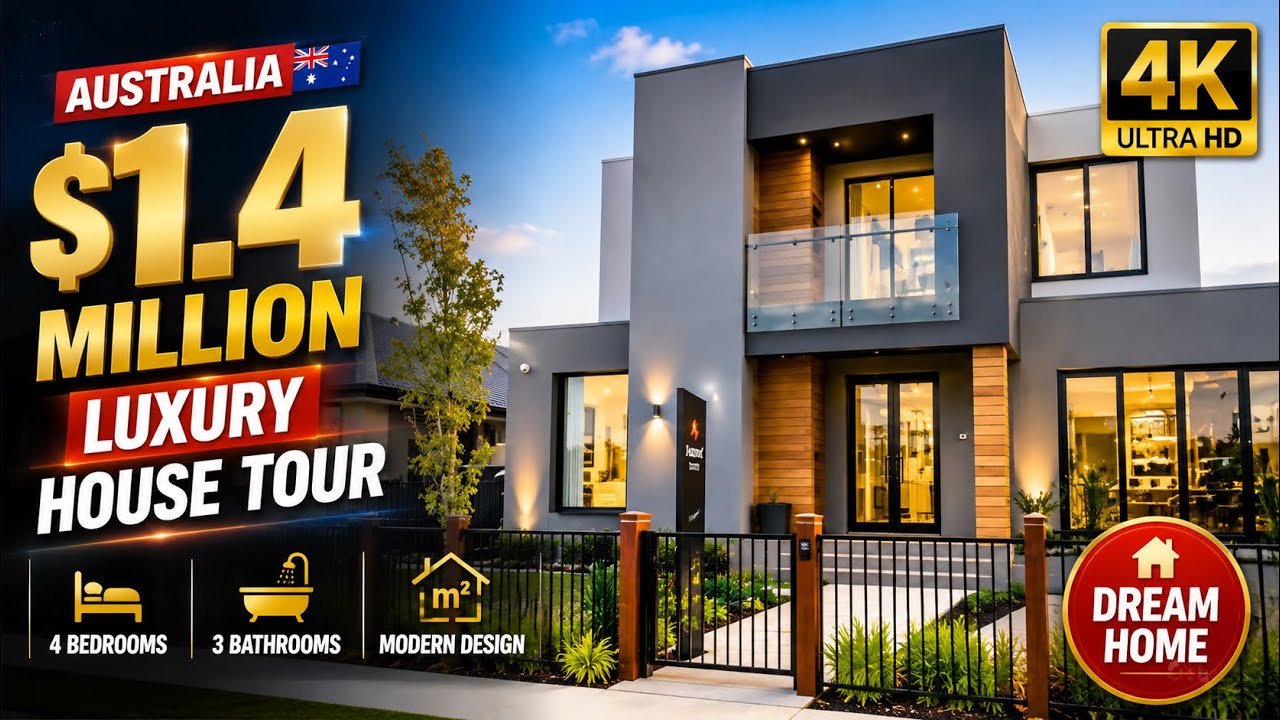 $1.4 Million Luxury Family Home Tour in Melbourne, Australia | Spacious Dream House for Big Families
