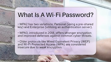 What Is A Wi-Fi Password? - SecurityFirstCorp.com