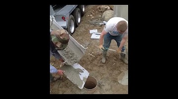 Pouring Sonotubes #shorts