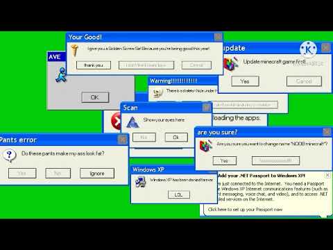 Windows XP Error Green screen