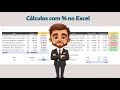 Excel - Aula de Acréscimo e Desconto com Percentual