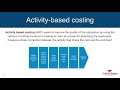 Activity Based Costing (ABC) - explanation