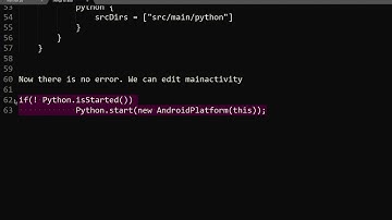 Integrate Python with Android Studio