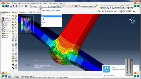 Simulation high speed impact to the ceramic plate reinforcement by 9 layer Composite  in Abaqus