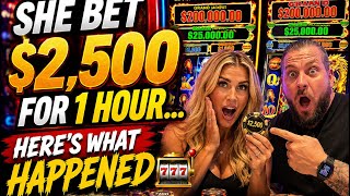 🤯she Bet $2,500 Spins For An Hour!