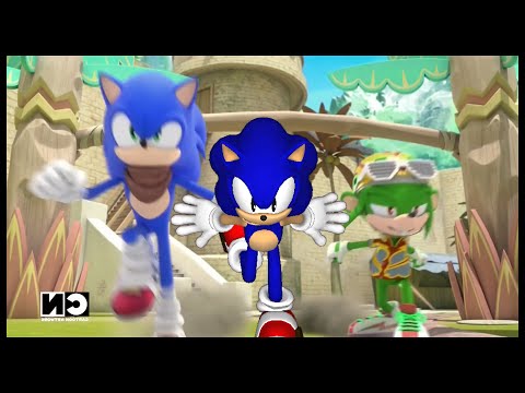 Sonic Boom Sonic Vs Modern Sonic Vs Classic Sonic