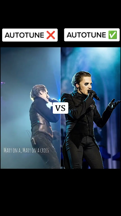 MARY ON A CROSS 😱 AUTOTUNE vs NO AUTOTUNE 😱 Who is the best? #shorts #viral #autotune #music