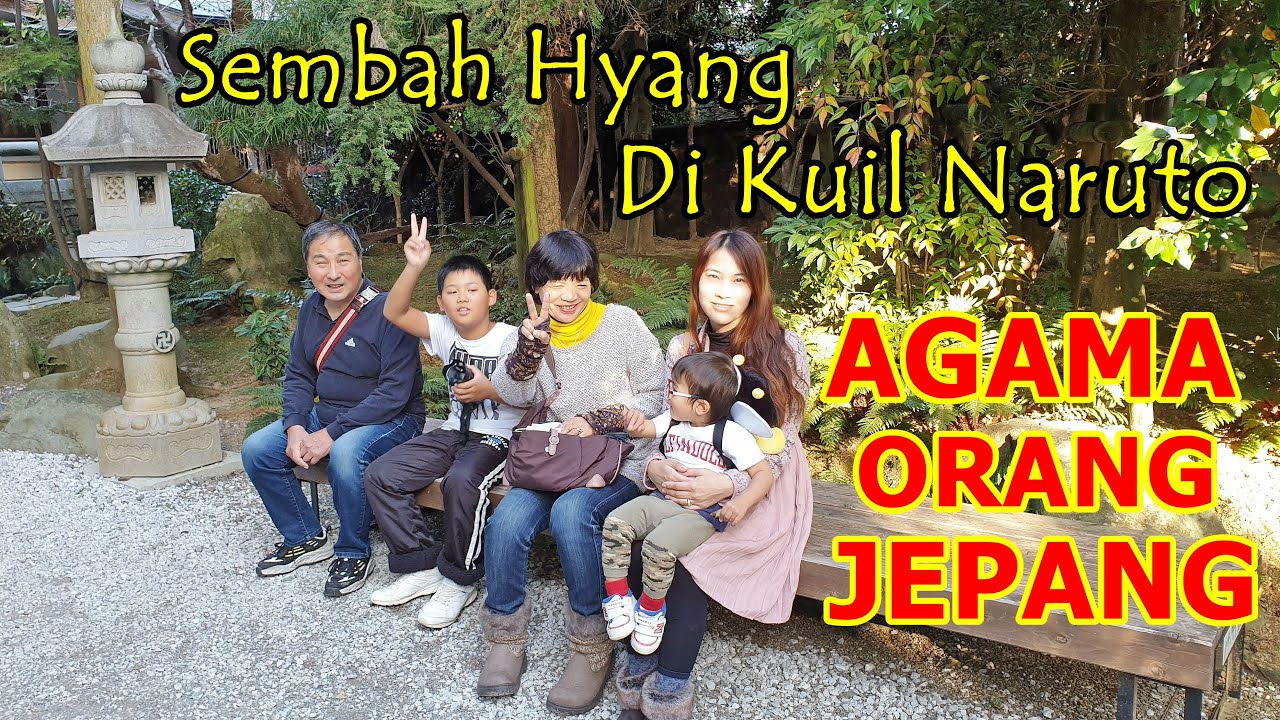 ORANG JEPANG TIDAK BERAGAMA ??? Sembah Hyang bersama mertua di kuil Naruto