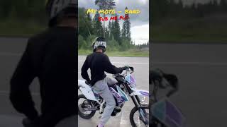 Moto - band riding at city road | motorcycles | scooter pitbike