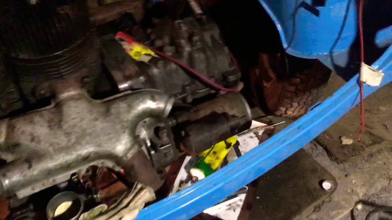 Trabant P601. Запуск мотора после переборки