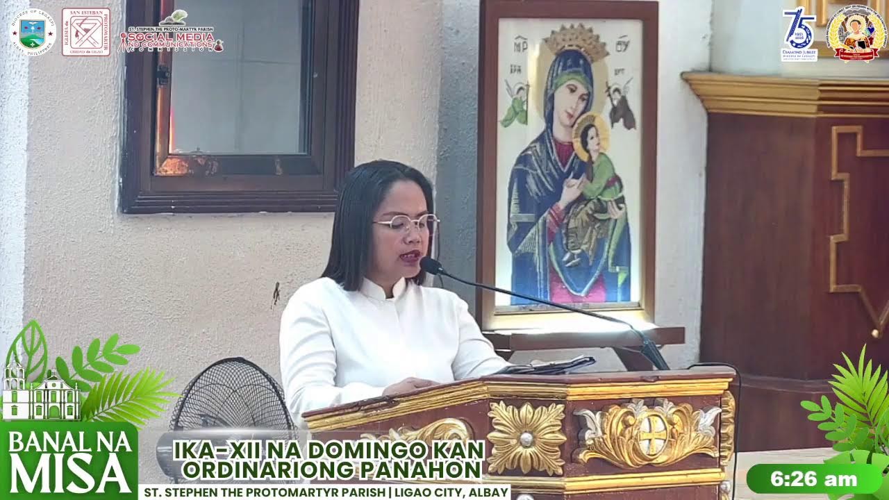 Banal na Misa| IKA-XII NA DOMINGO KAN ORDINARIONG PANAHON