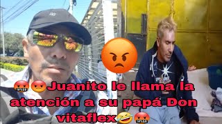 juanito le llama la atención a su papá