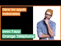 Lapp orange tlphone  reconnatre grer et bloquer des numros indsirables
