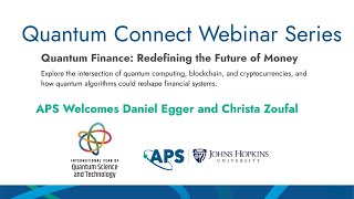 Quantum Connect Webinar Series - Quantum Finance: Redefining the Future of Money