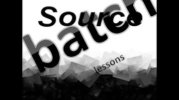 batch tutorial parameters (tut 5)