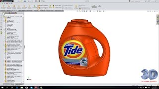 SolidWokrs Tutorial #1 : Tide Bottle