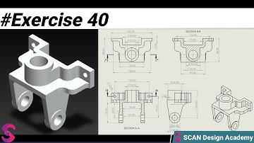 Solidworks Tutorial Exercise 40 | #solidworks  #beginners