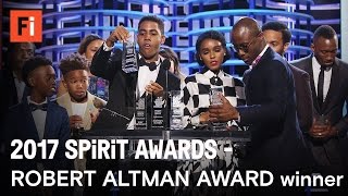 MOONLIGHT wins the Robert Altman Award at the 2017 Film...