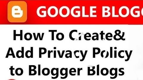 How to Create and Generate Privacy Policy , CONTACT US, ABOUT US Page on Blogger? ( HINDI )