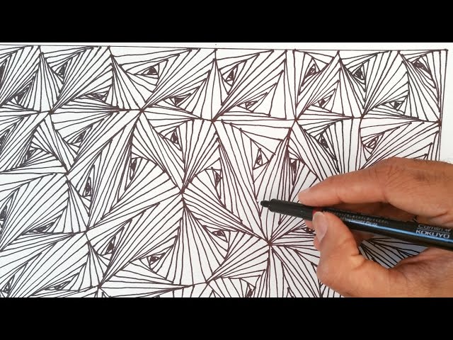 How to draw simple designs; learn with video #My Doodle World with #music –  Bhagya's Creative World