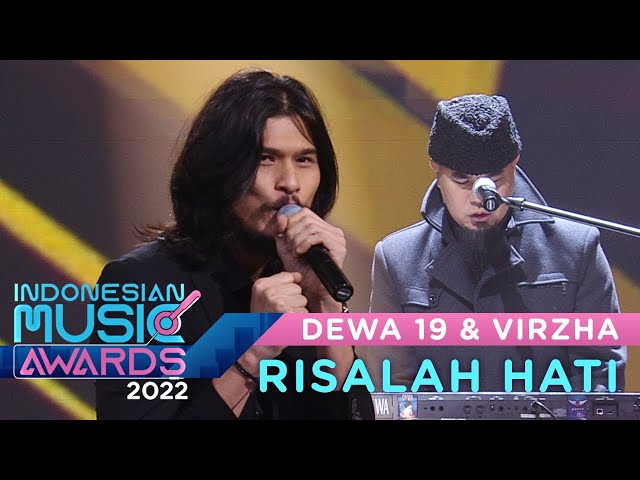 Medley Song!! Dewa 19 u0026 Virzha - Pupus, Elang, Risalah Hati | Indonesian Music Awards 2022 class=