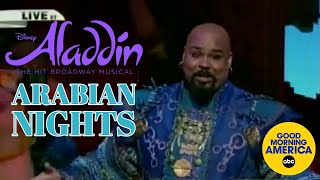 'Arabian Nights'  Disney's ALADDIN On Broadway  Iglehart/Jacobs/Reed (GMA 15Apr2014)