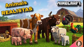Wild Farm Craft: ANIMAIS REALISTAS do MOD de FAZENDA no Minecraft 2026 🐄🐖🐓 | Minecraft 🐮🐷🐥 screenshot 4