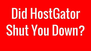 Hostgator shut down my website because of malware infection