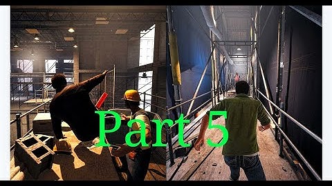 A Way Out Gameplay Walkthrough - Part 5 Construction Site Chase ( Ps4 Pro)