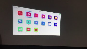 Byintek UFO p12 omnidirectional universal trapezoid correction operation video