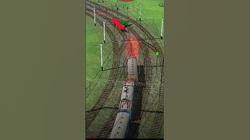 Train Accident Animation / Train simulator game play #trainaccident #train