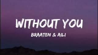 Without You - Braaten & Aili | Cover  (Lyrics)